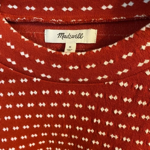 Women’s Madewell Orange Sweater - Picture 2 of 3